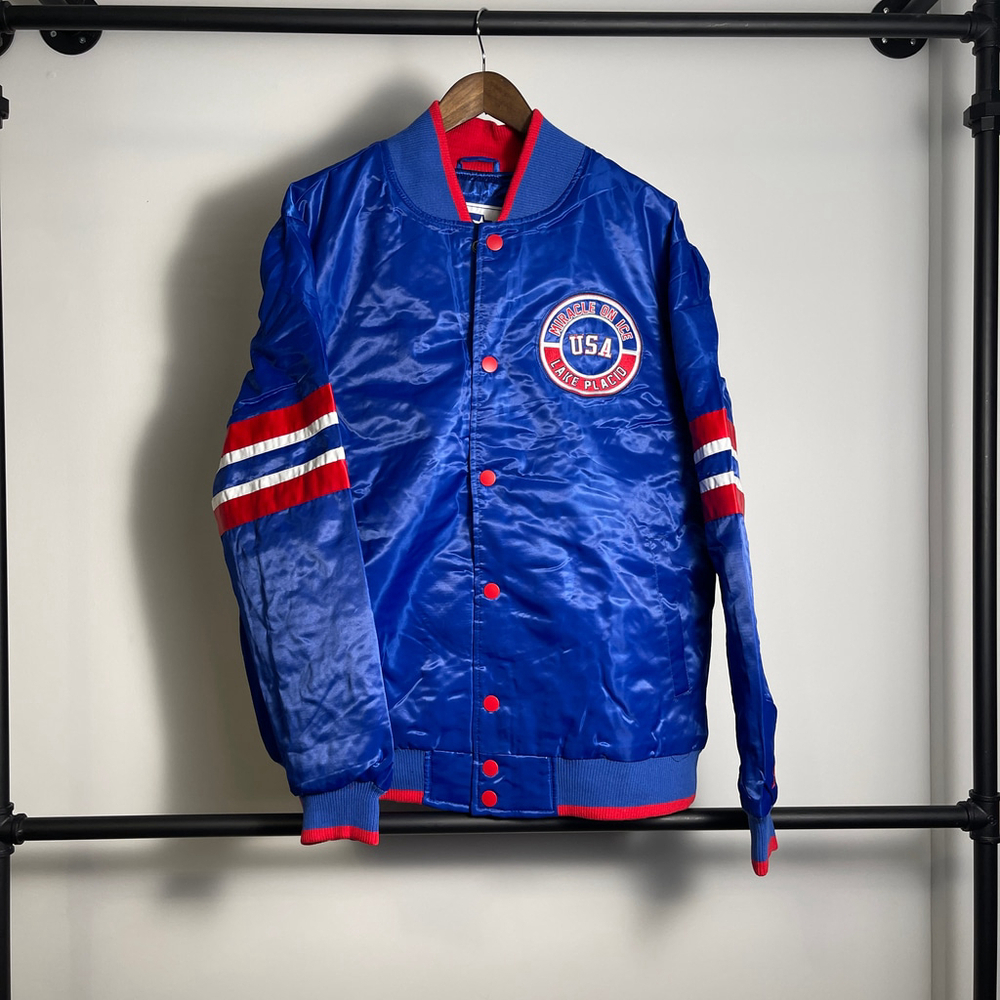 Men's Starter Miracle on Ice Bomber Jacket size XL